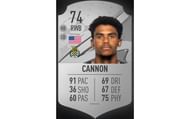 Reggie Cannon's card rating in FIFA 23 (image via EA Sports)